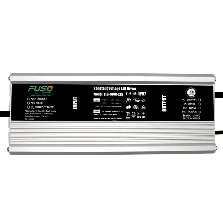 Qu'est-ce qu'un driver de LED à tension constante PF 24 V 400 W élevé et pourquoi est-ce important ?