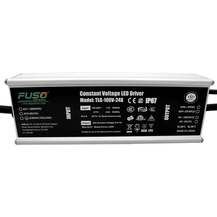 Pourquoi choisir un driver LED à tension constante PF 100 W élevé ?