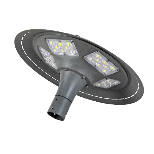 Lampe solaire de jardin à poteau 20 W
