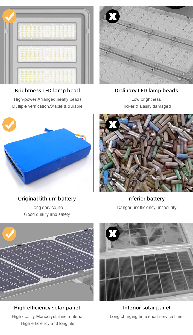 105w all in one solar street light