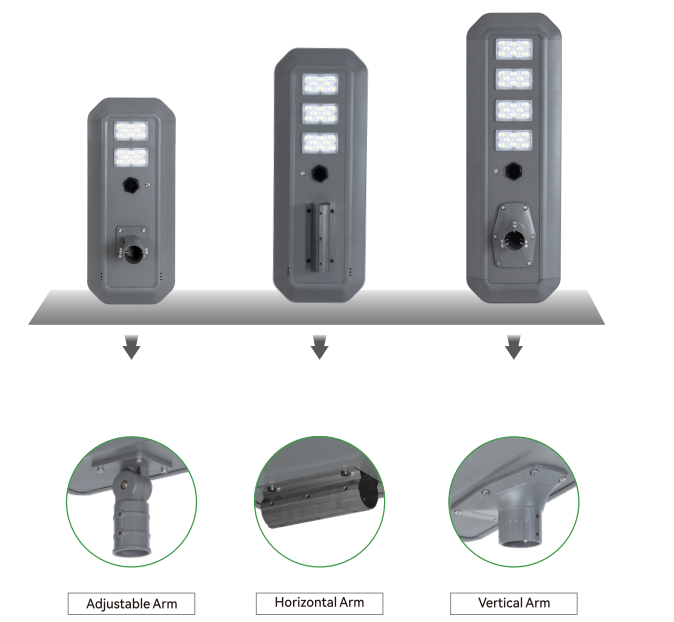 105w all in one solar street light